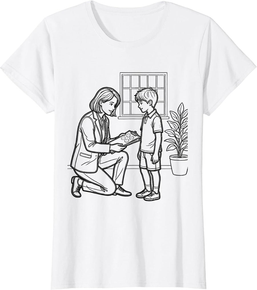 Women's School Counselor Support Appreciation Gifts T-Shirt - White