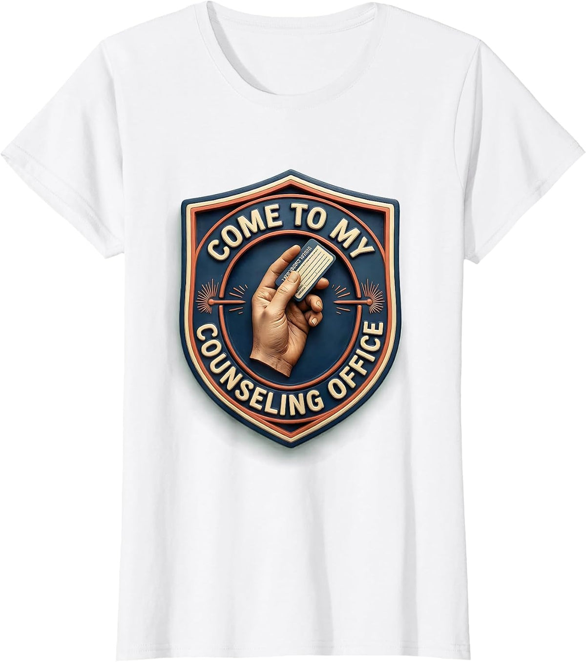 Come To My Counseling Office Groovy Retro School Counselor T-Shirt - White