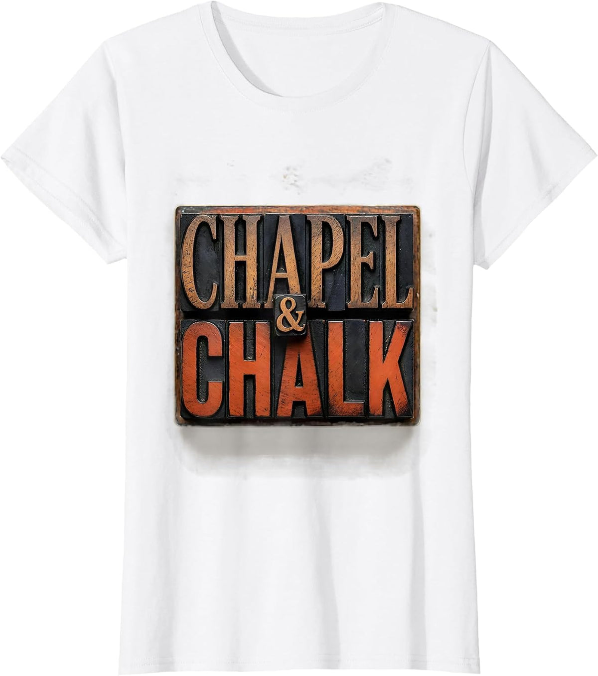 Chapel & Chalk Christian Gym Faith Fitness Motivation T-Shirt - White