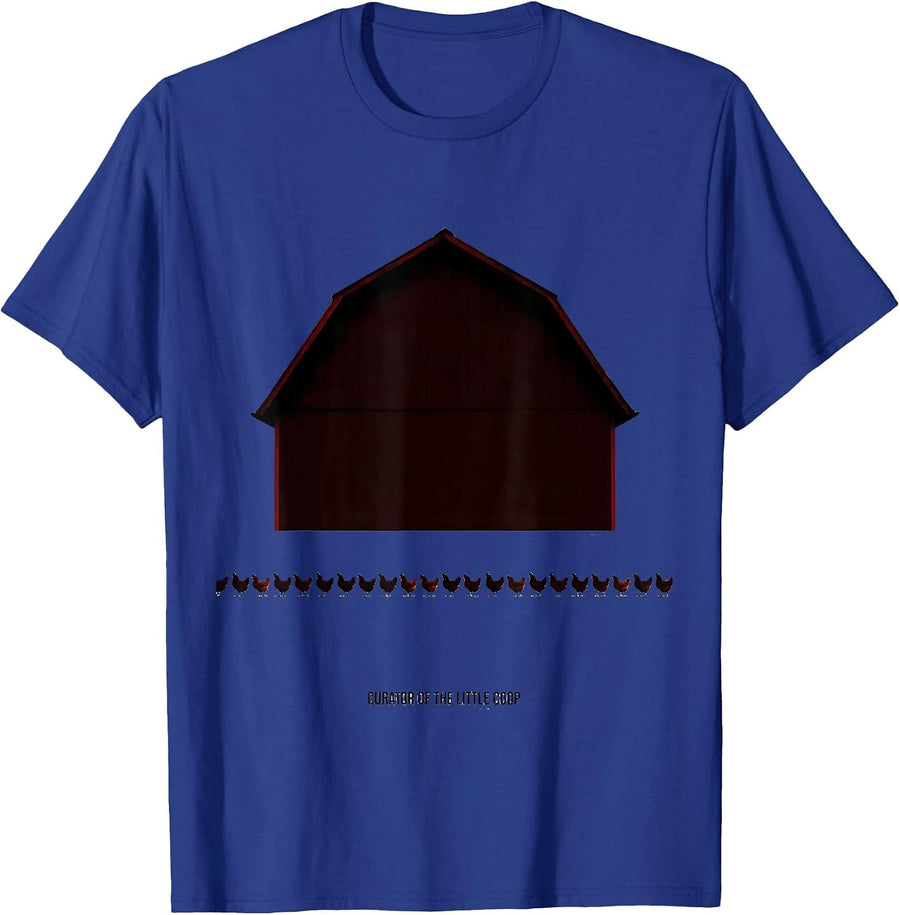 Curator Of The Little Coop Cute Teacher Chicken Preschool T-Shirt - Royal Blue