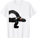 Men's Tortoise Calm Brush Stroke Pet Lover Humor T-Shirt - White