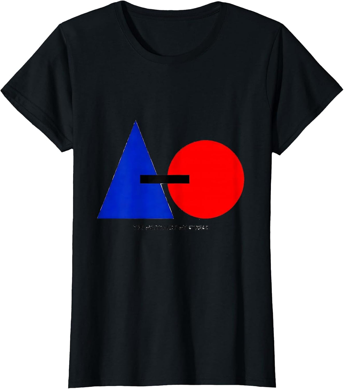 You Neutralize My Stress Funny Science Nerd Chemistry T-Shirt - Black