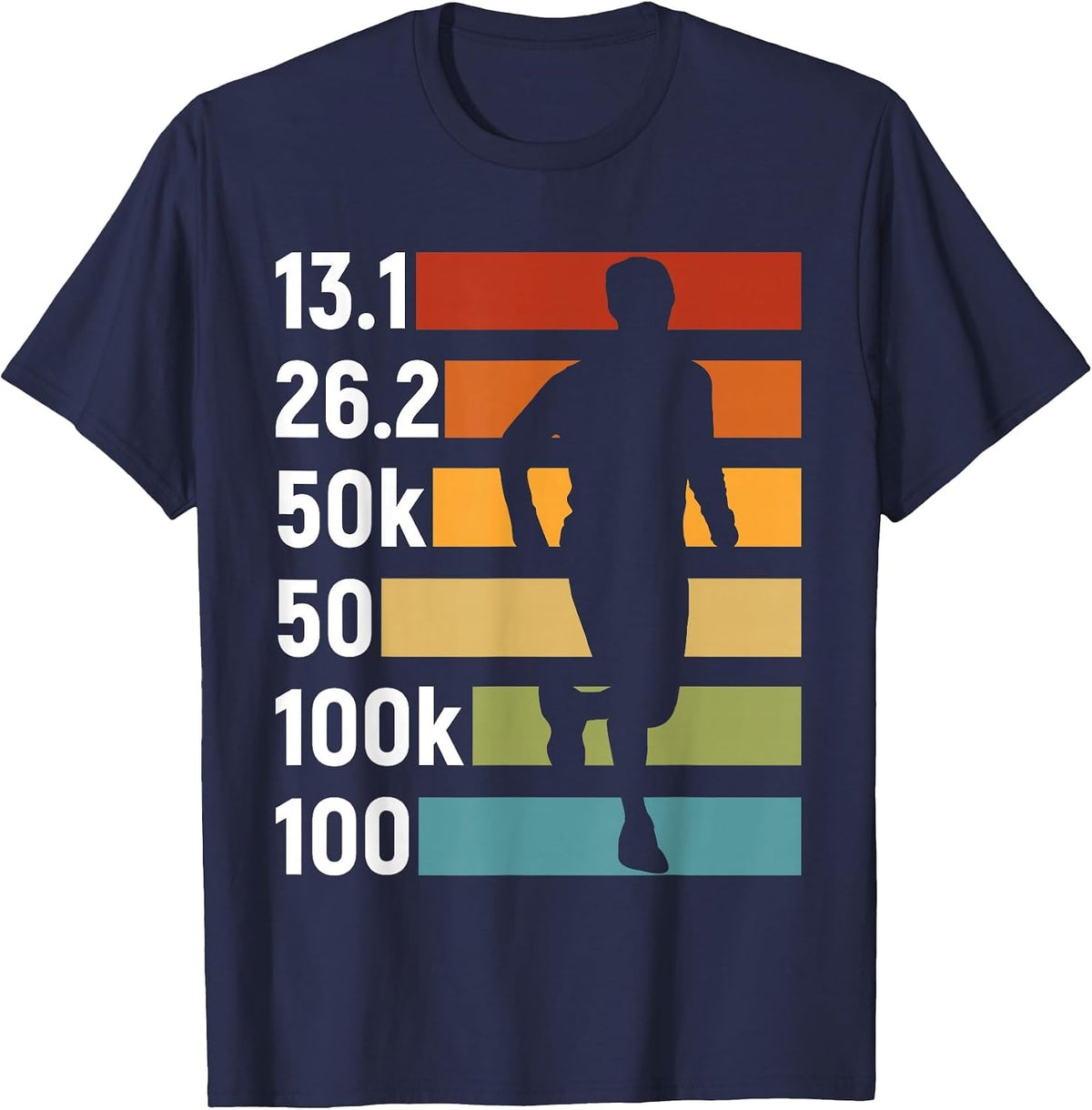 Ultramarathon Ultra Running Ultra Marathon Runner T-Shirt - Navy Blue