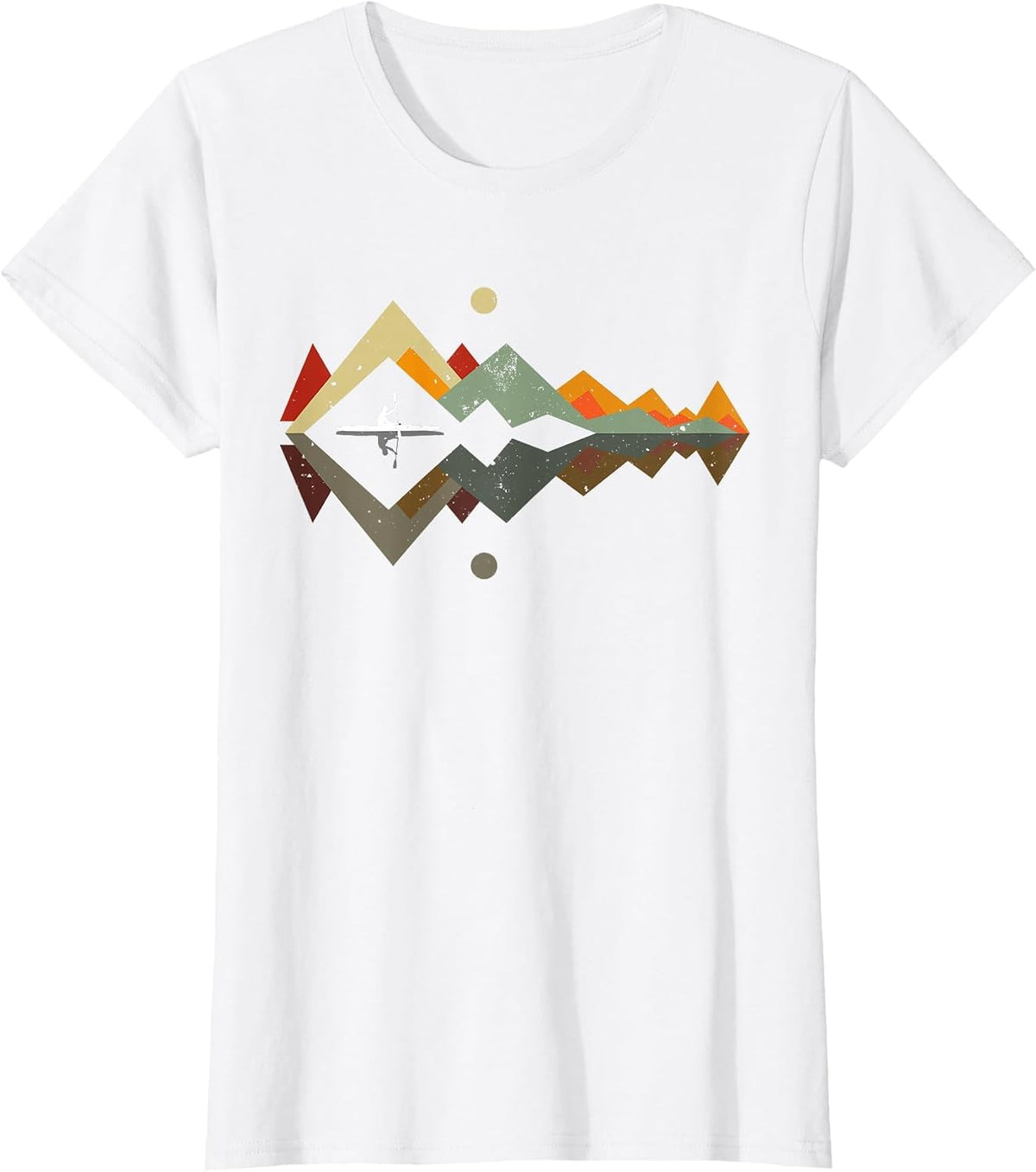 Watersports Kayaking Kayaker Canoeing T-Shirt - White
