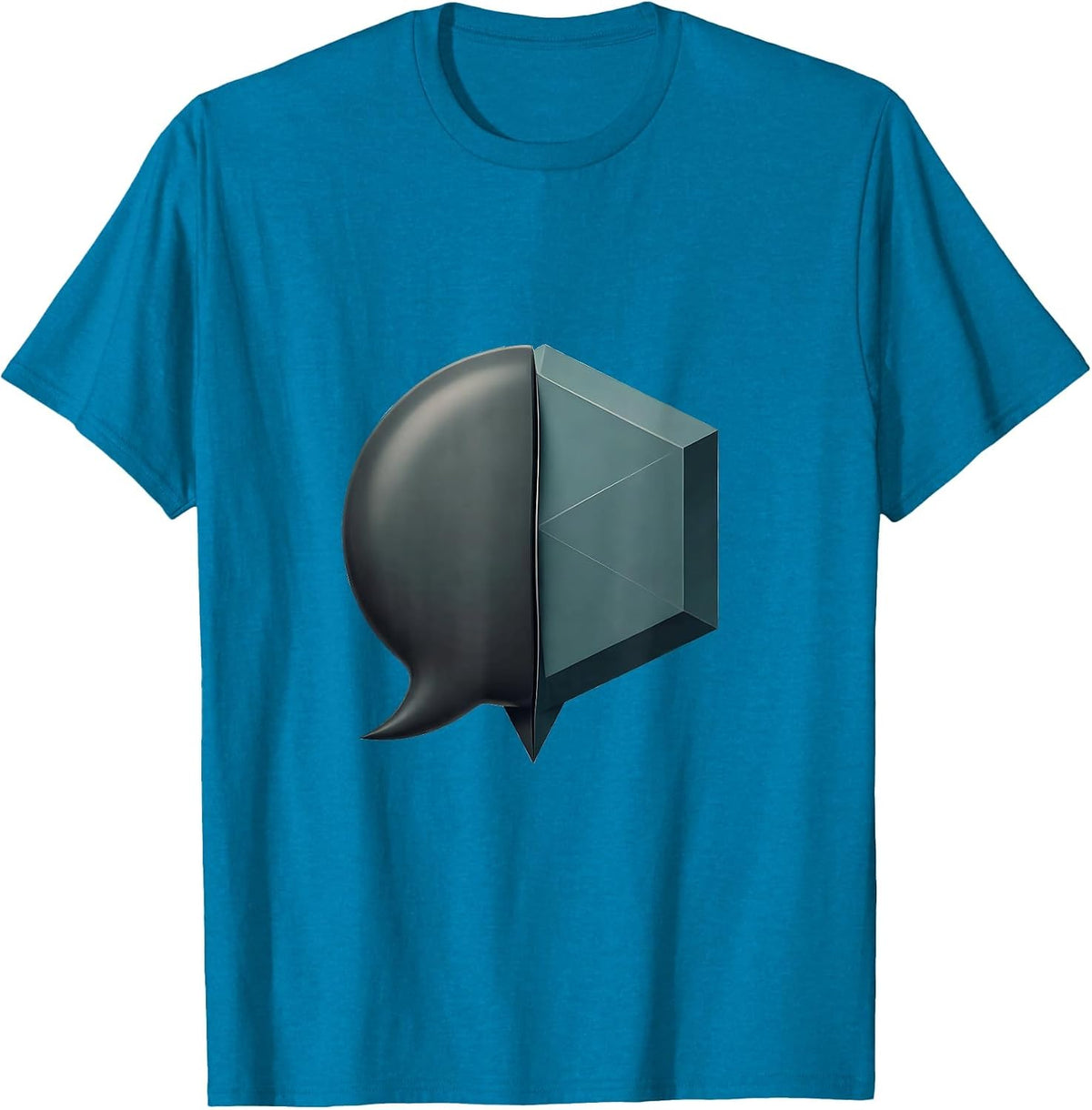 Molecular Bond Minimalist Science Geek Humor T-Shirt - Sapphire Blue