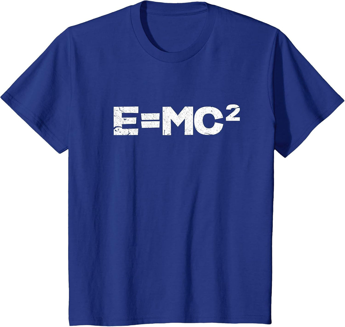 E Mc2 Funny Science Math Teacher Student T-Shirt - Royal Blue
