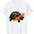 Men's Blunt Turtle Silhouette Halloween Costume Funny Family Humor T-Shirt - White