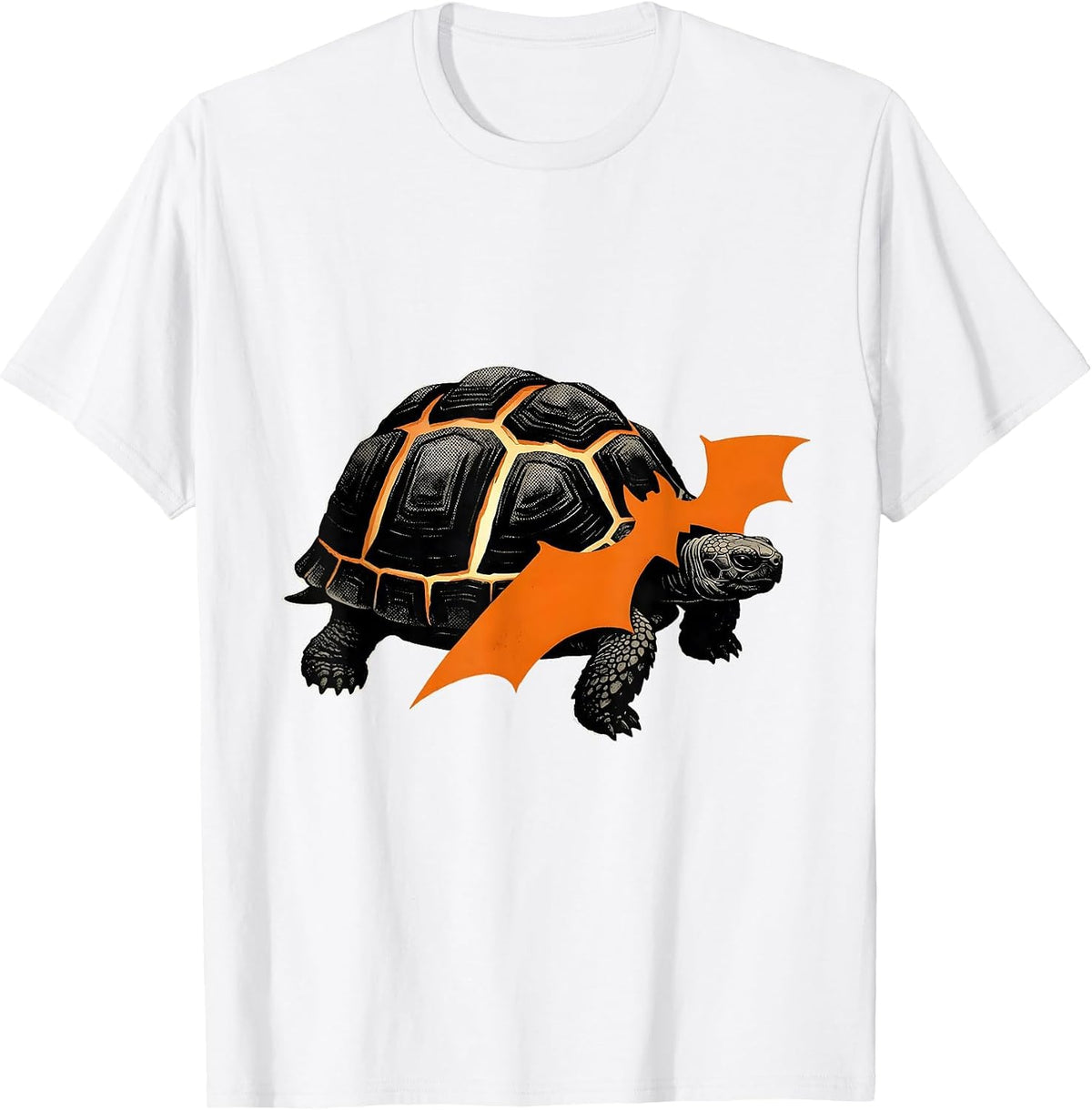 Men's Blunt Turtle Silhouette Halloween Costume Funny Family Humor T-Shirt - White