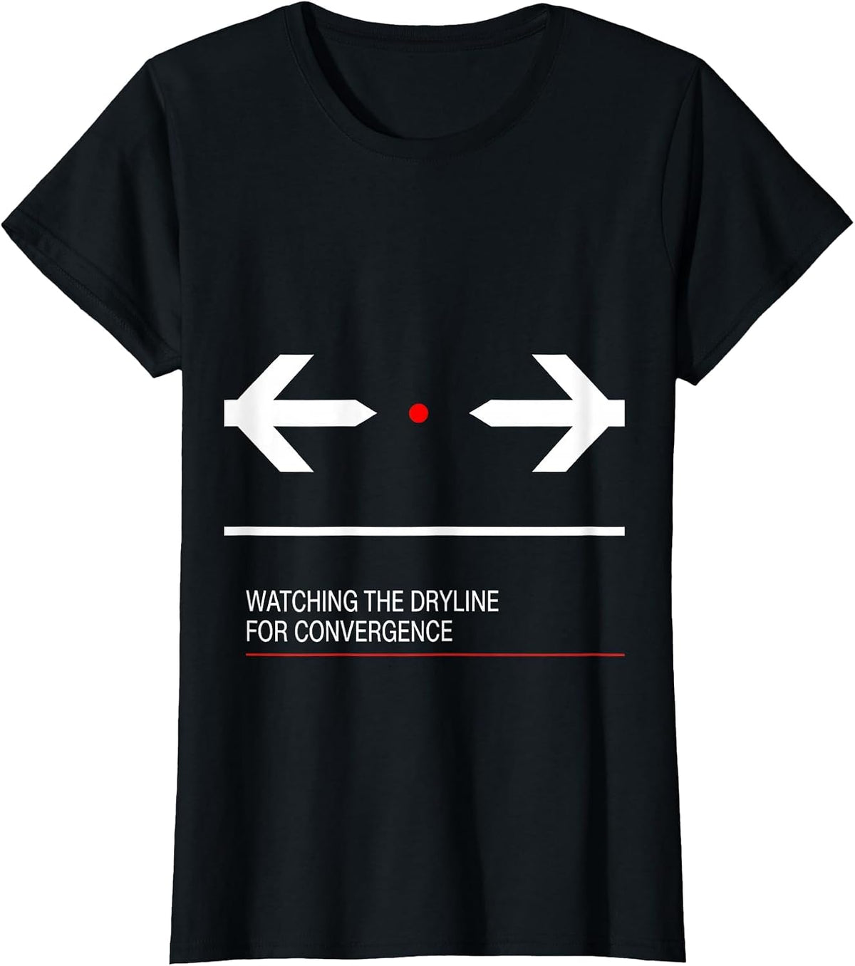 Watching The Dryline For Convergence Swiss International T-Shirt - Black
