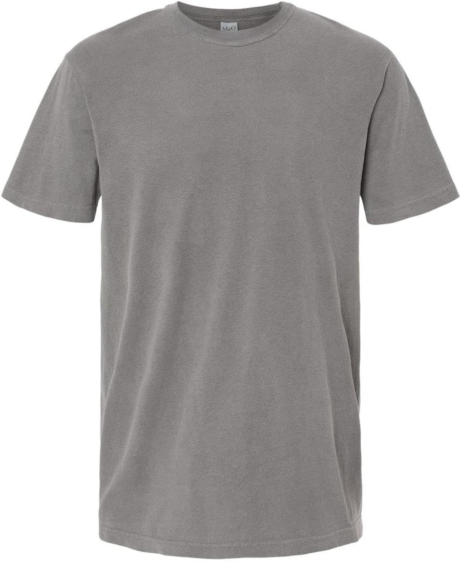 M&O - Vintage Garment-Dyed T-Shirt - 6500M - S - Grey - As Pictured