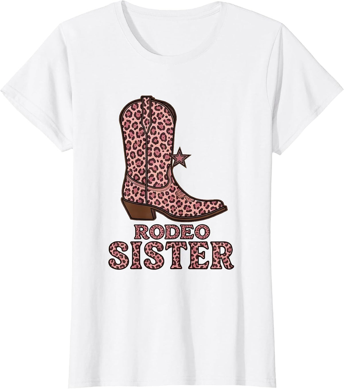 Women's Rodeo Sister Cowgirl Birthday Party Family Matching Shirts T-Shirt - White