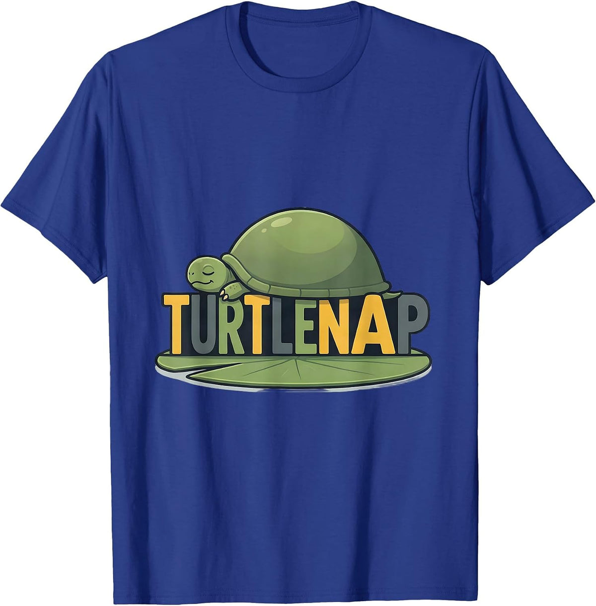 Men's Turtlenap Official Sleepshirt Cute Sleeping Turtle Animal T-Shirt - Royal Blue