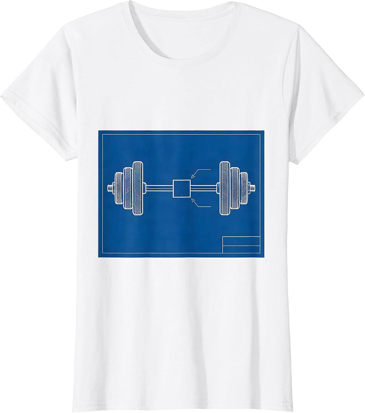 Iron Sharpens Iron Technical Blueprint Christian Men Gym T-Shirt - White
