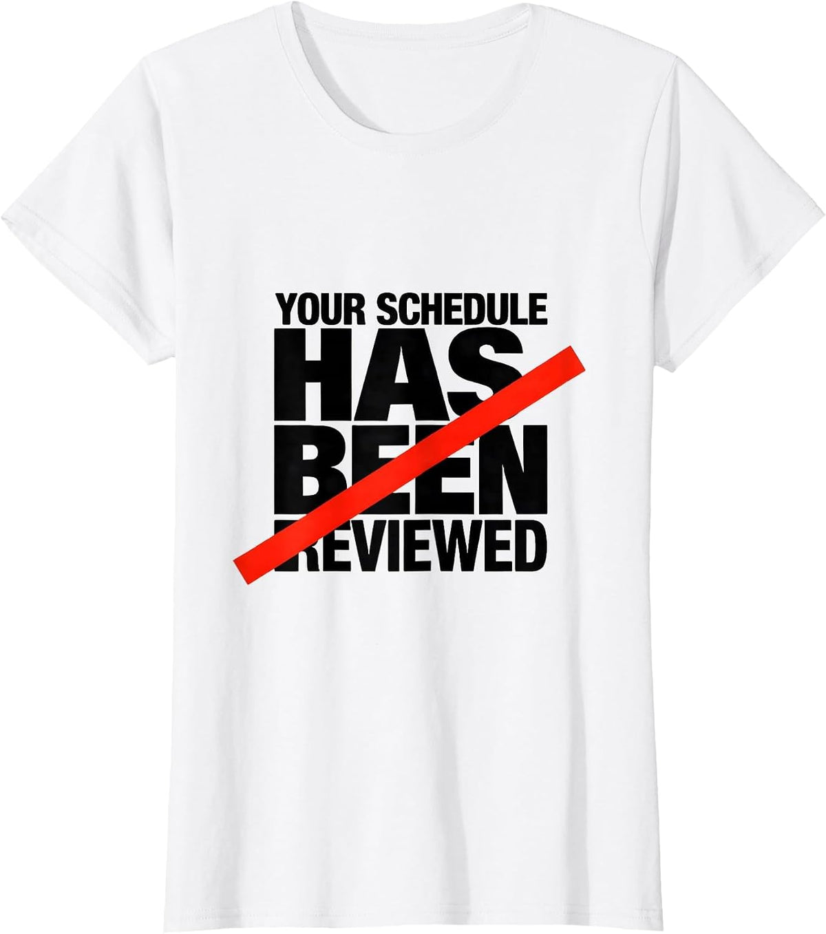 Your Schedule Has Been Reviewed Groovy School Counselor Back T-Shirt - White