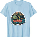 Turtlenap Official Sleepshirt Sleeping Turtle Pajama Animal T-Shirt - Baby Blue