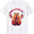 Birthday Capybara Age 12 Funny Capybara Meme Gamer Gift T-Shirt - White