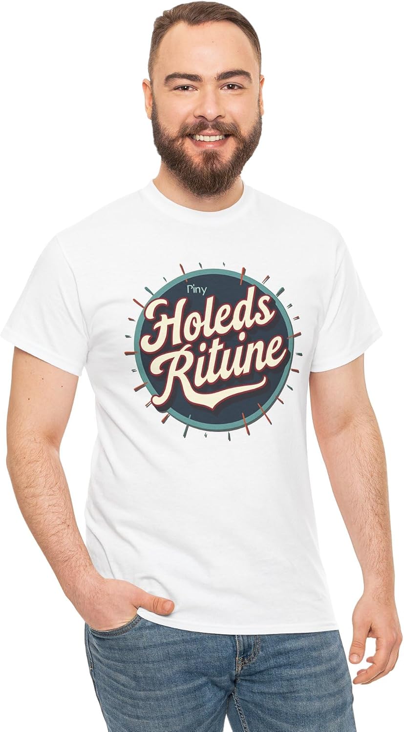 GANDAR® Vintage Retro Graphic Shirt Classic Old School Style Tee, Cool Nostalgia Design Casual Unisex T-Shirt - White