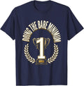 Doing The Bare Minimum Funny Work Humor Design T-Shirt - Navy Blue