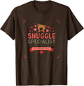 Snuggle Specialist Snuggly Duckling Certified Professional Design Twins T-Shirt - Brown