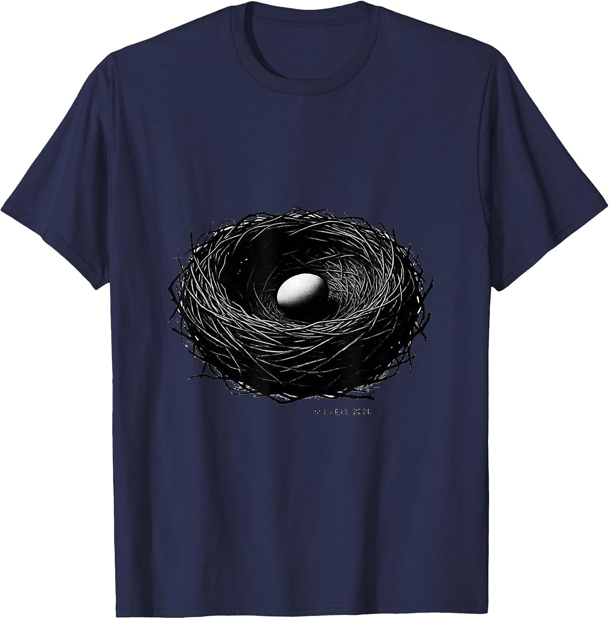 Men's Mimi Est 2026 Funny First Time Grandma Grandmother Spoiling T-Shirt - Navy Blue
