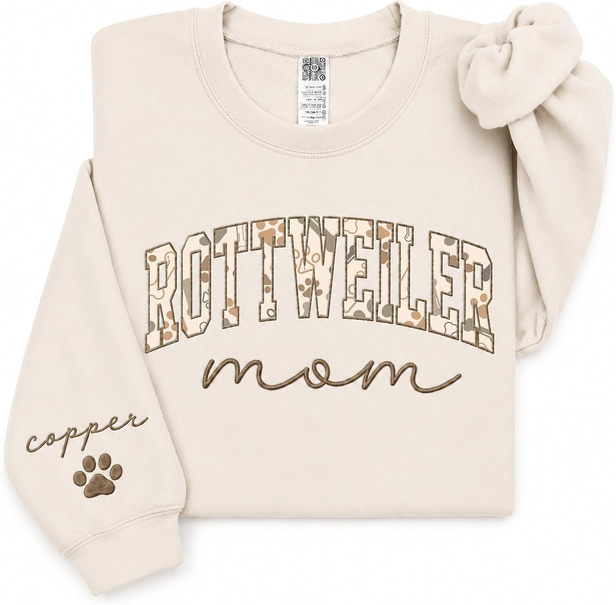 Custom Dog Embroidered Sweatshirt, Custom Dog Mom Sweatshirt, Dogs Shirt for Women, Dogs Mom Gifts, Pet Lover Gift -