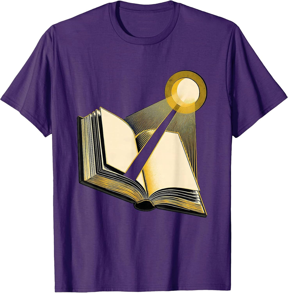 Genesis Light Maxwell Equations Physics Faith Humor T-Shirt - Purple