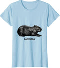 Women's Capybara, Chief Idler Funny Capybara Gamer Gaming Humor T-Shirt - Baby Blue
