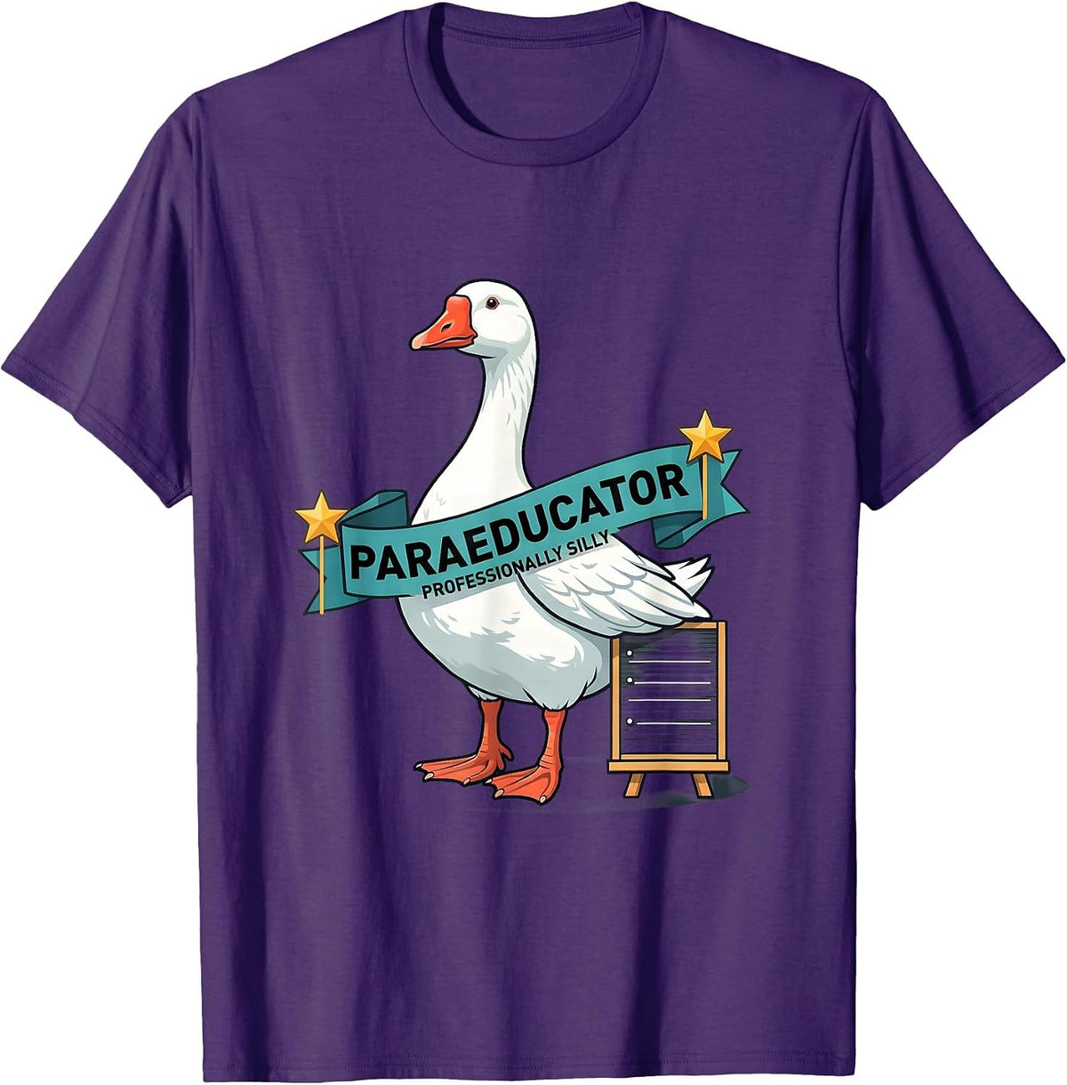 Men's Paraeducator Professionally Silly Funny SPED Teacher T-Shirt - Purple