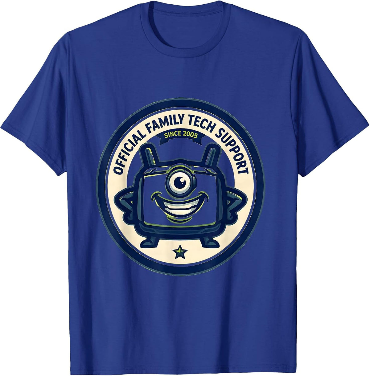 Official Family Tech Support Since 2005 Funny IT Engineer T-Shirt - Royal Blue