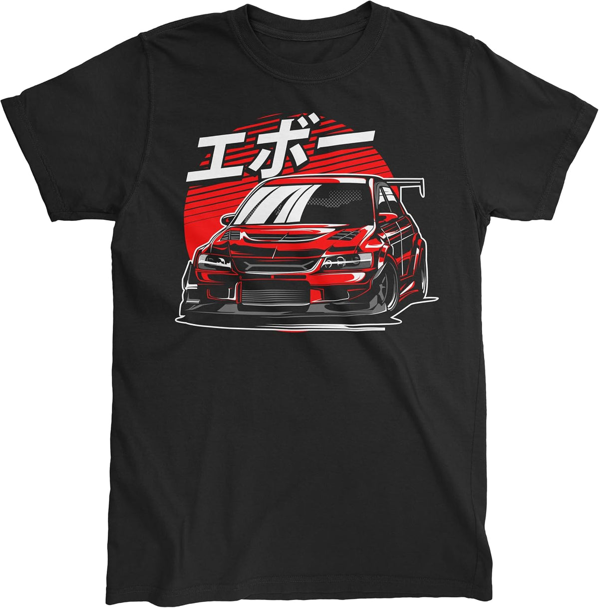 Mitsubishi Evolution T-Shirt | Japanese Racing Engine Short Sleeve Shirts Gift Car Lovers Automotive Enthusiasts Unisex