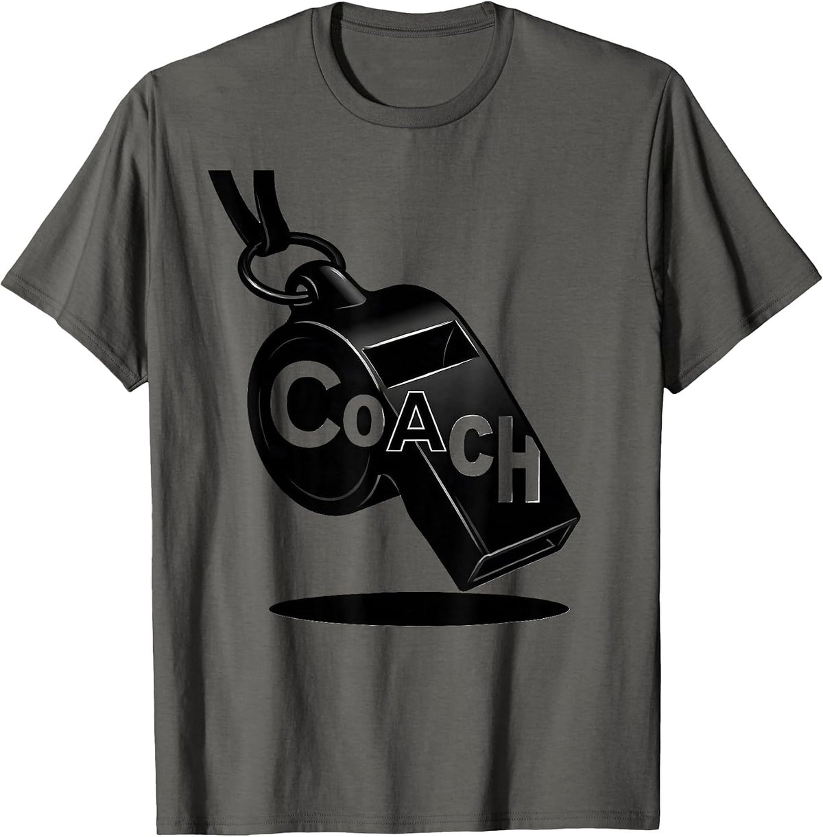 Men's CoAcH Funny Chemistry Teacher Science Geek Gift T-Shirt - Asphalt Grey