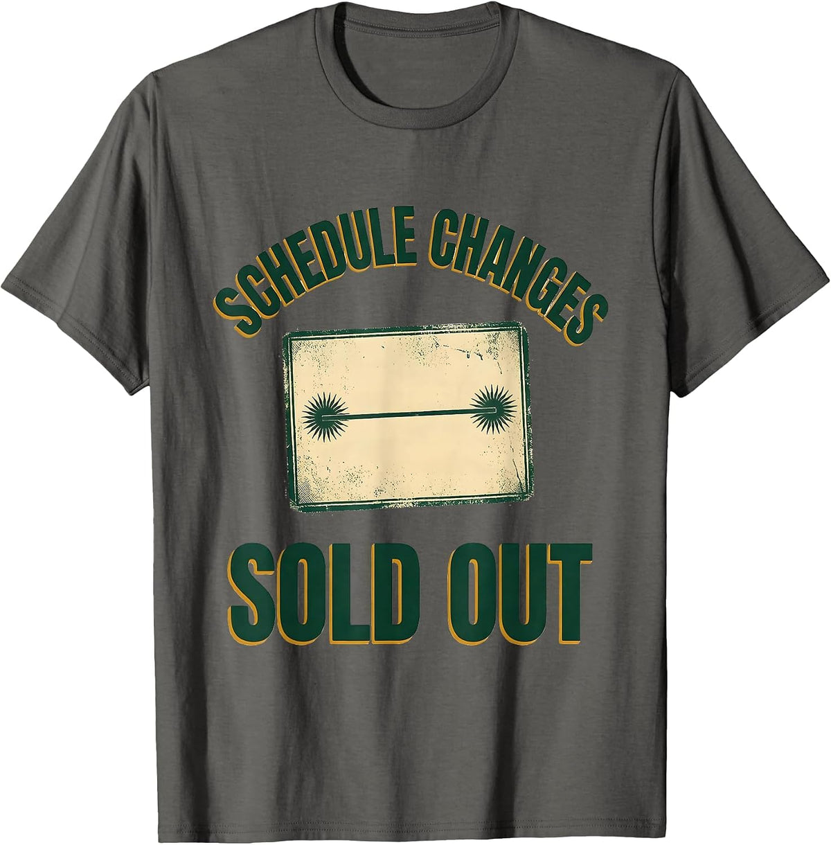 Schedule Changes: Sold Out Vintage Groovy School Counselor T-Shirt - Asphalt Grey
