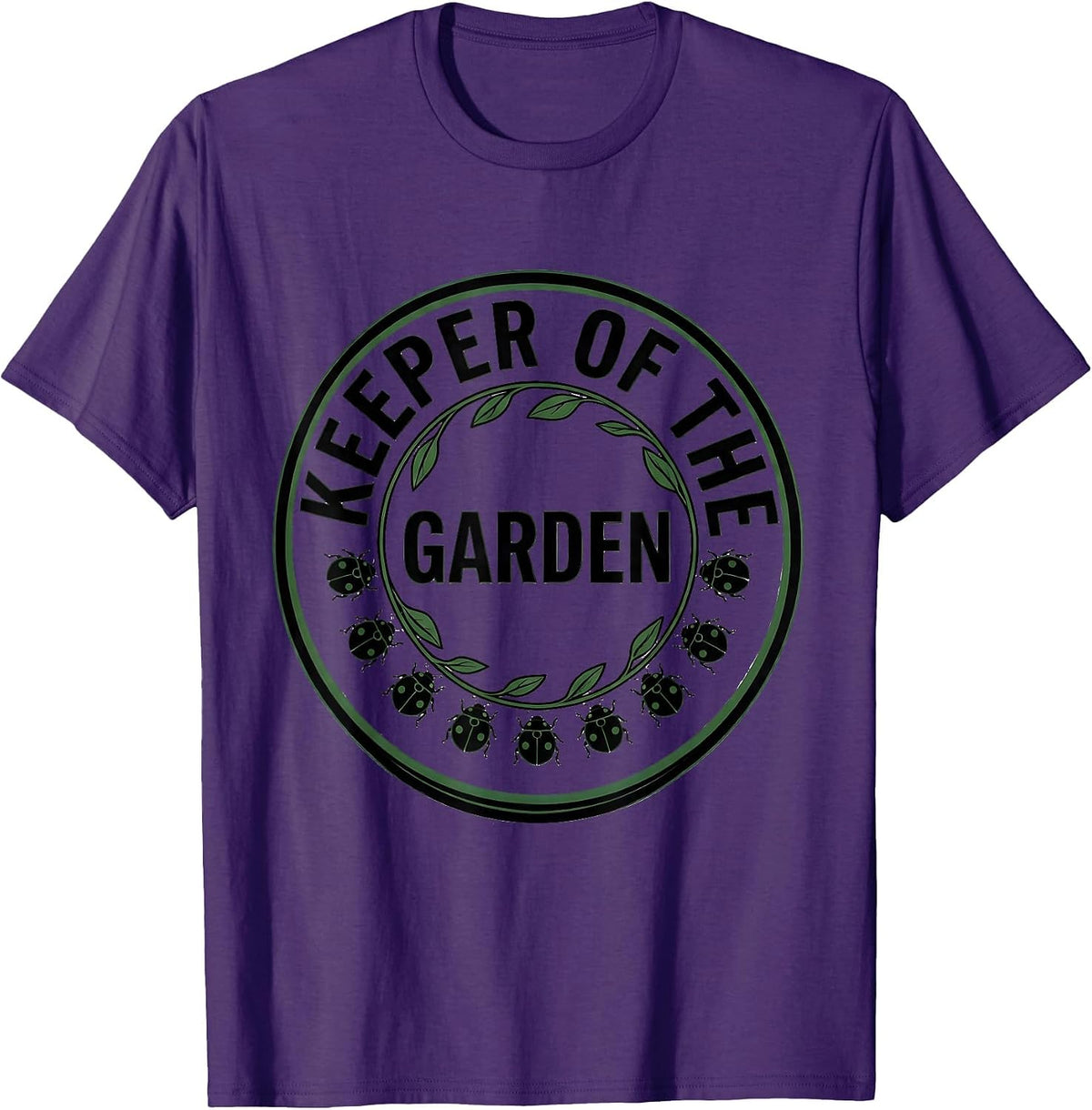 Men's Keeper Of The Garden Teacher Appreciation Preschool T-Shirt - Purple
