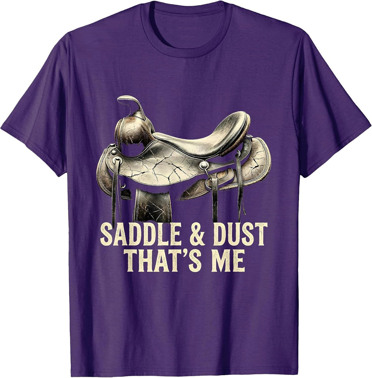 Saddle & Dust That's Me Boho Western Cowgirl Rodeo Pride T-Shirt - Purple