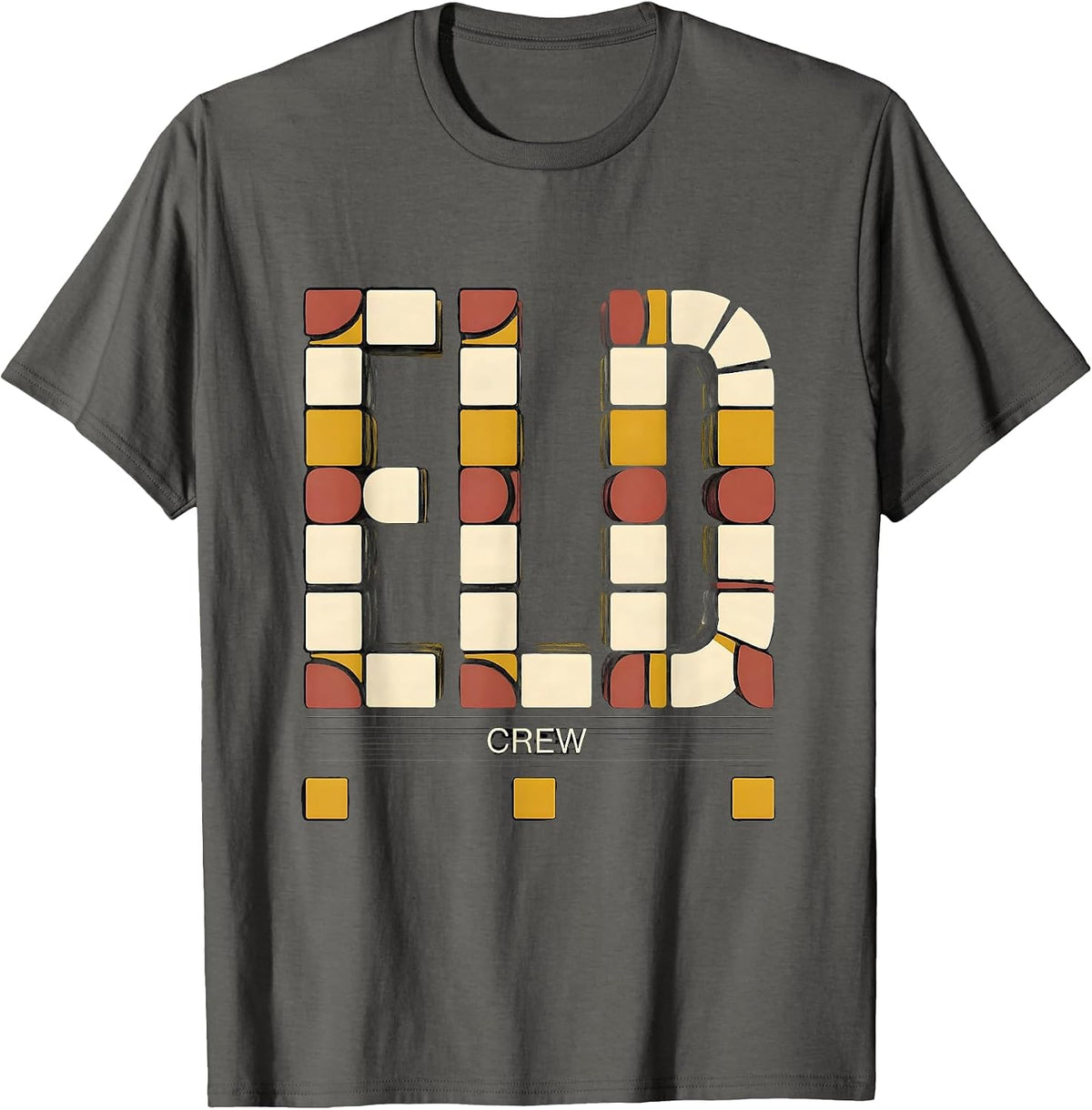 Men's ELD Crew English Language Development ELD Teacher ELD Team T-Shirt - Asphalt Grey