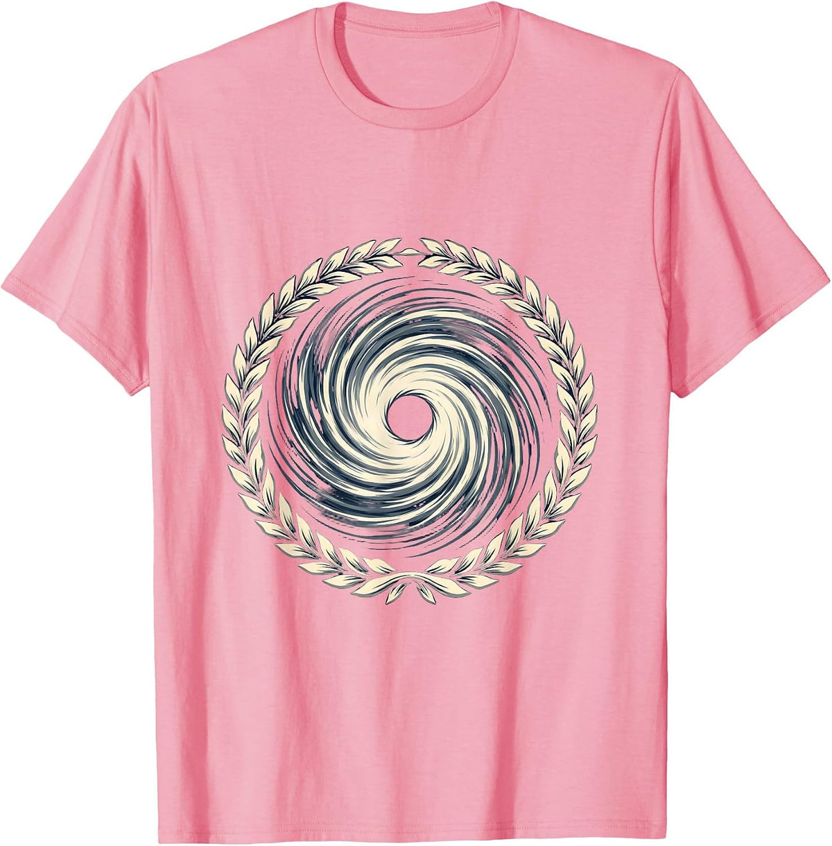 Men's Gulf of America Hurricane Eye Aerial View T-Shirt - Pink