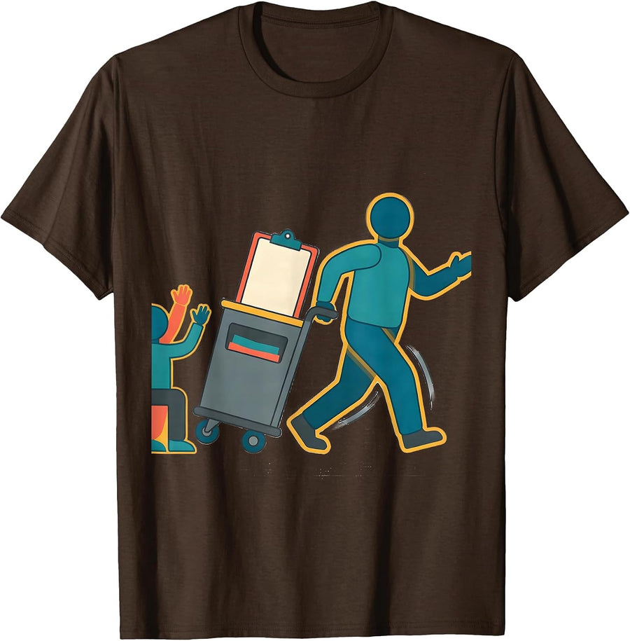 Para Support Squad Funny Paraprofessional Paraeducator T-Shirt - Brown