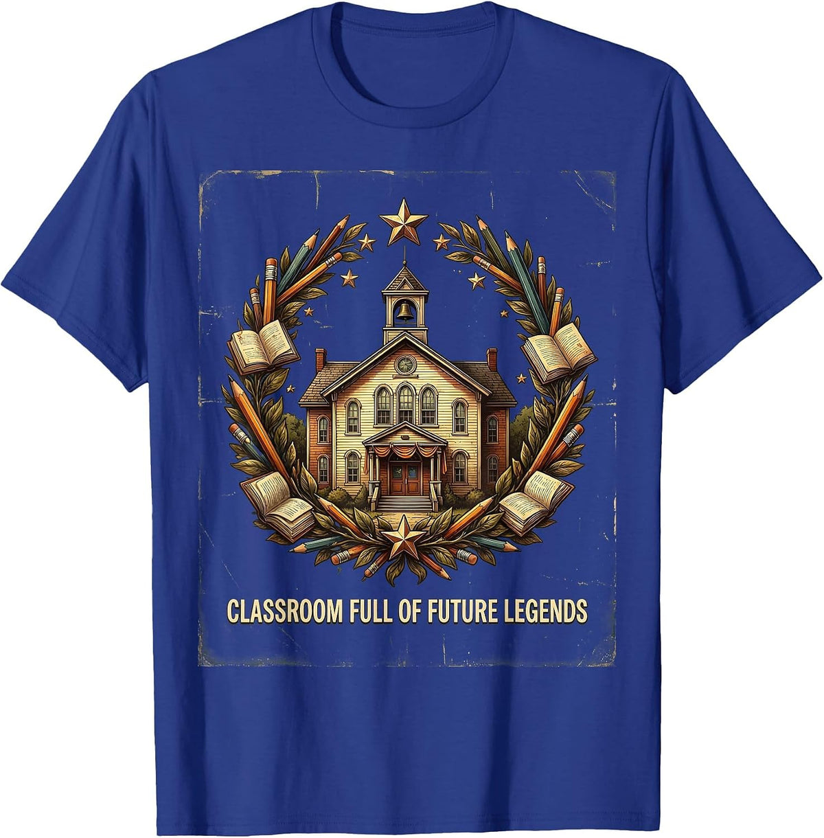2nd Grade Teacher Classroom Full of Future Legends T-Shirt - Royal Blue