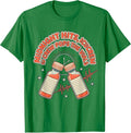 Men's MIDNIGHT HITS ICU CREW POPS THE VIALS Funny Nurse New Year T-Shirt - Kelly Green