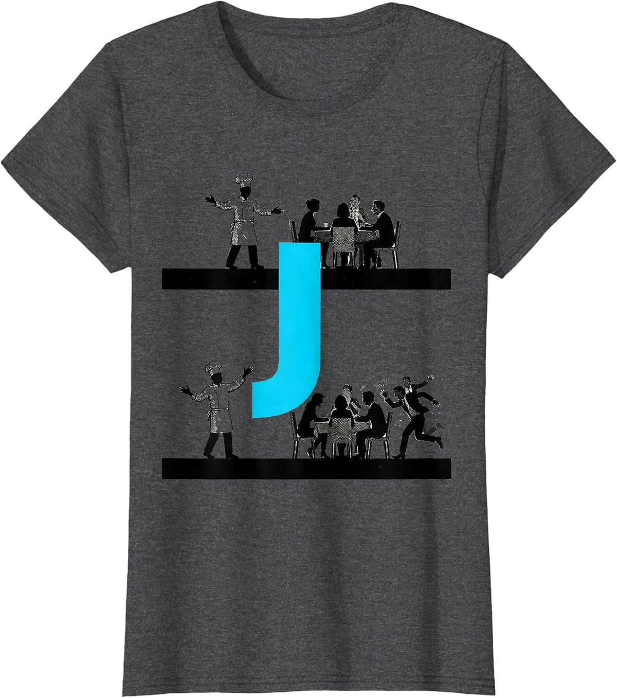 Women's Punctuation Saves Lives Comma Humor Grammar Teacher Gift T-Shirt - Dark Heather Grey