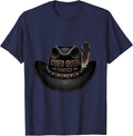 Rodeo Queen Forever Western Cowgirl Design T-Shirt - Navy Blue