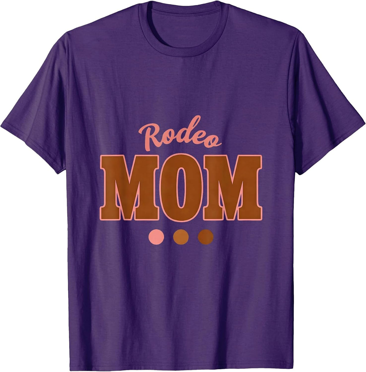 Rodeo Mom Family Matching Birthday Party Cowgirl Theme T-Shirt - Purple