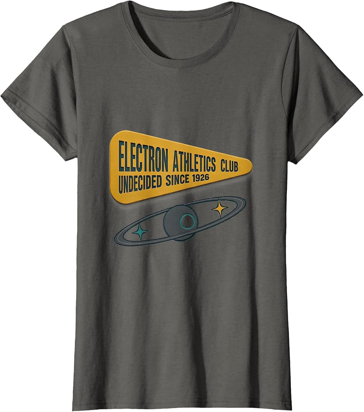 Women's Electron Athletics Club Undecided Since 1926 Science T-Shirt - Asphalt Grey
