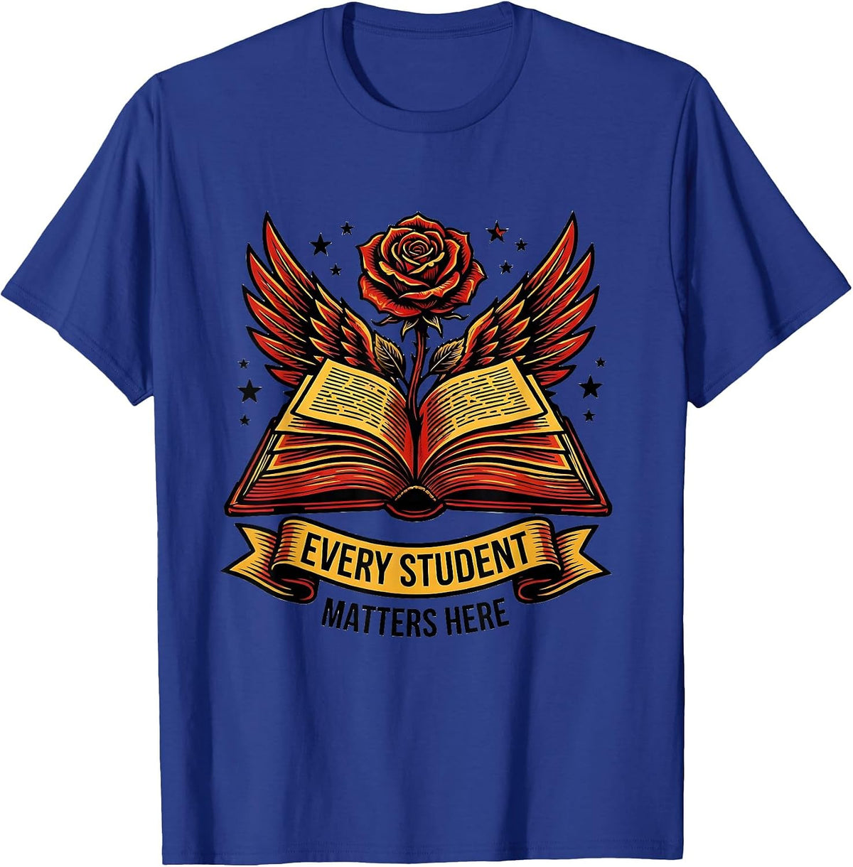 Men's Every Student Matters Here School Counselor Design T-Shirt - Royal Blue