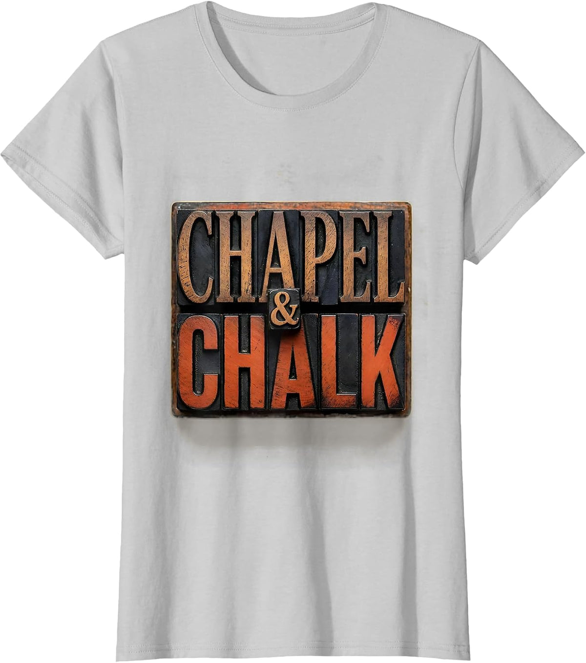 Chapel & Chalk Christian Gym Faith Fitness Motivation T-Shirt - Silver Grey