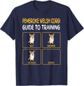 Pembroke Welsh Corgi Guide to Training Dog Obedience T-Shirt - Navy Blue