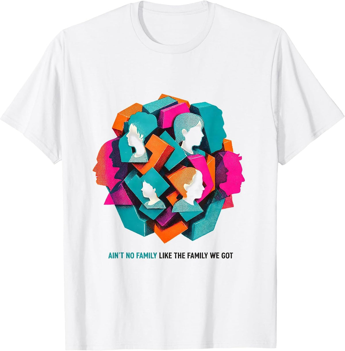 Men's Ain't No Family Like The Family We Got Funny Family Reunion T-Shirt - White
