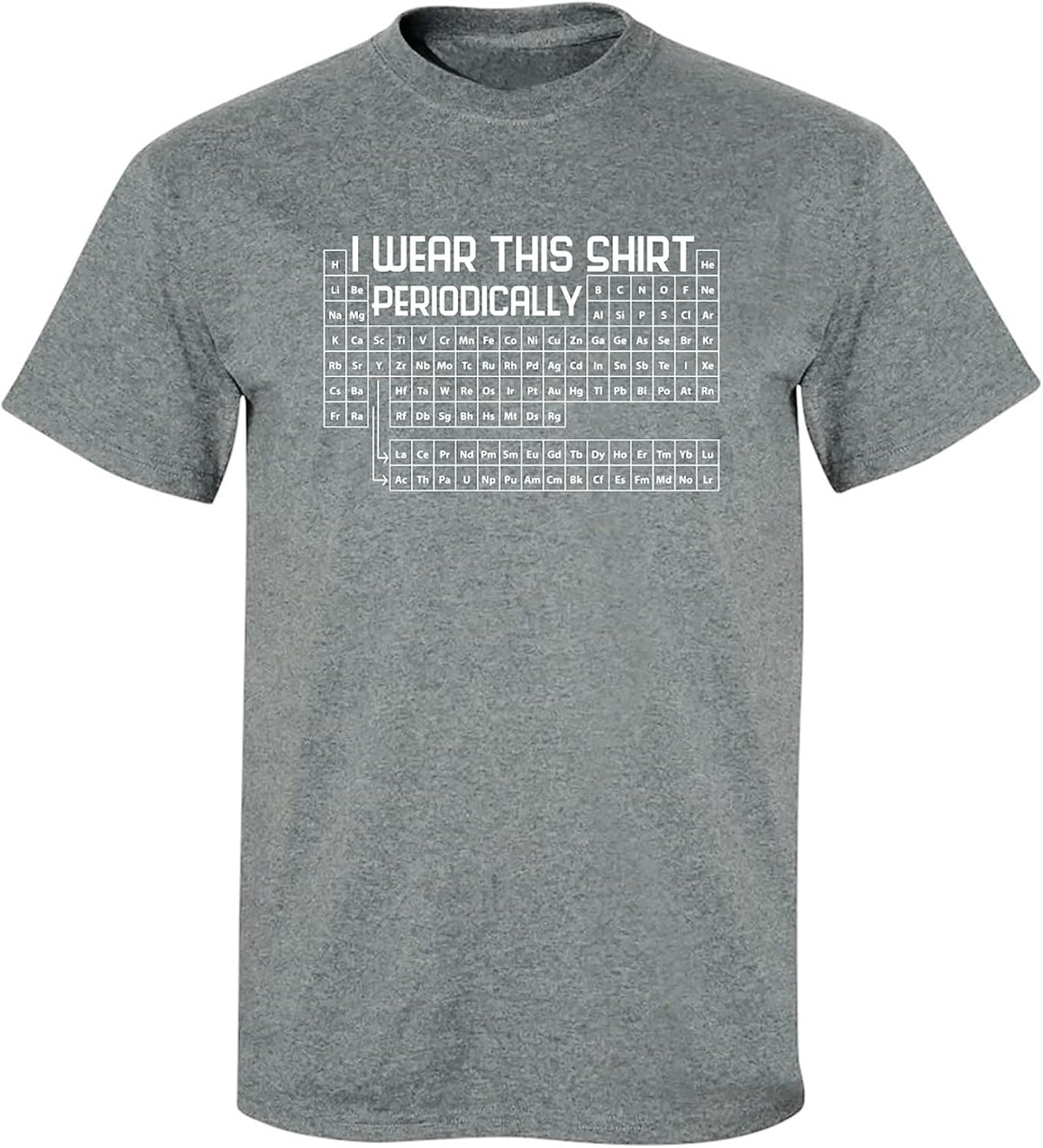 zerogravitee I Wear This Shirt Periodically Adult Short Sleeve T-Shirt - Dark Heather
