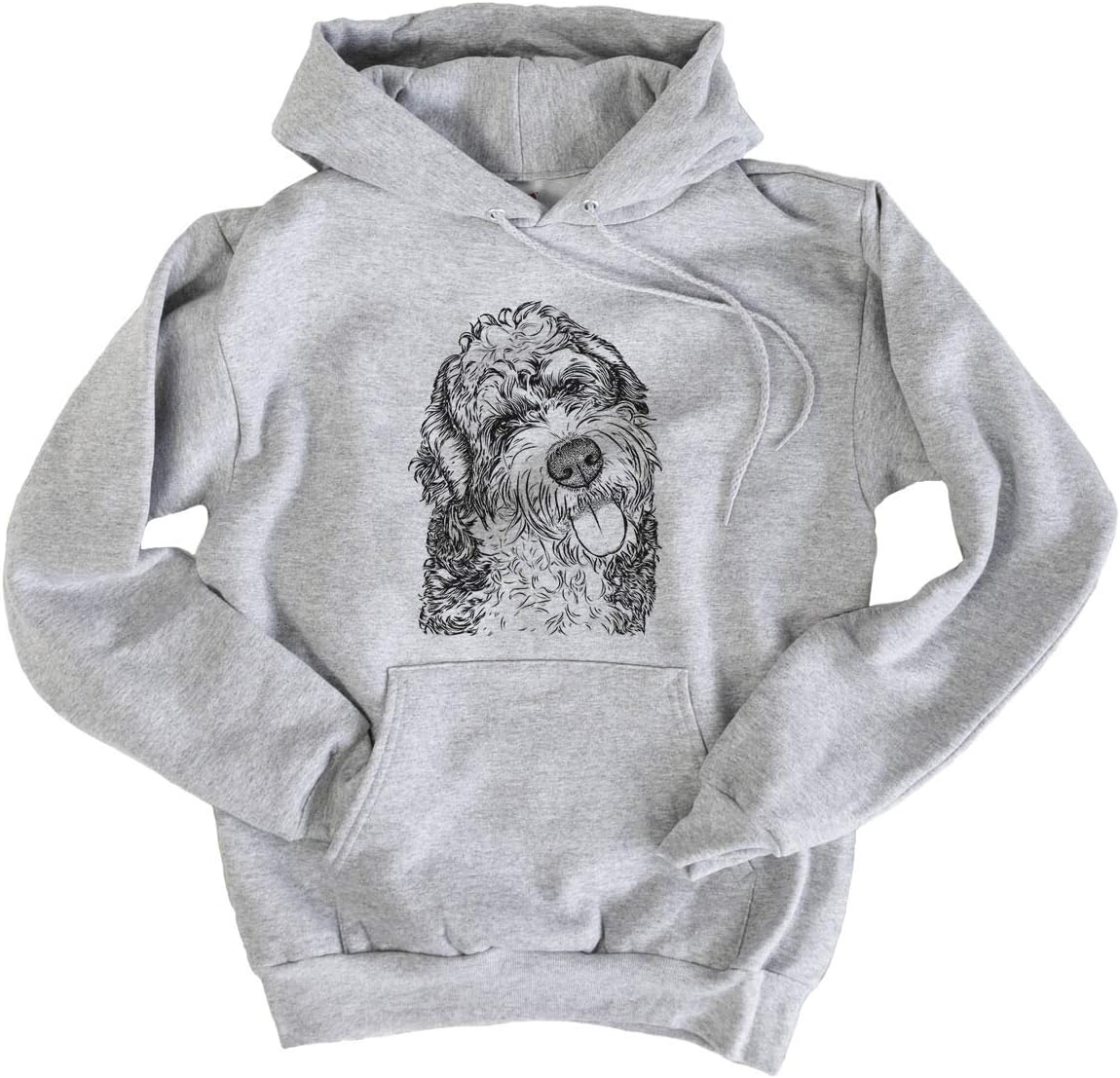 Bare Kaci the Bernedoodle Dog Triblend T-Shirt - Pullover Hoodie Sweatshirt
