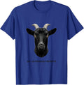 Gay As Previously Reported Funny Goat Meme Bootleg Humor T-Shirt - Royal Blue